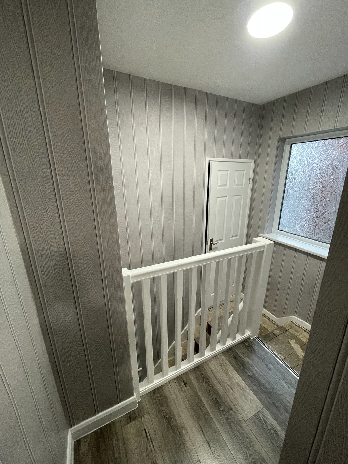 B36 — Upper landing, construction progress