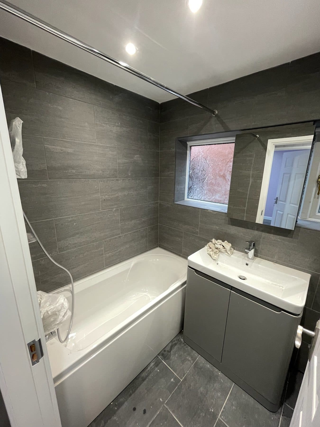 B36 — Main bathroom, pair after