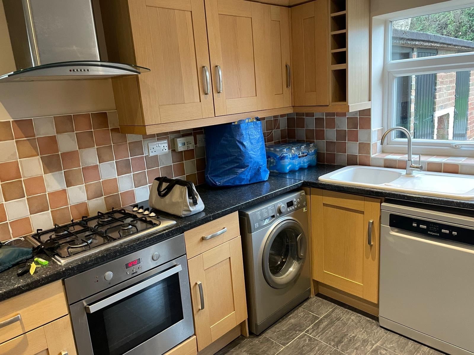 B75 — Kitchen, pair before