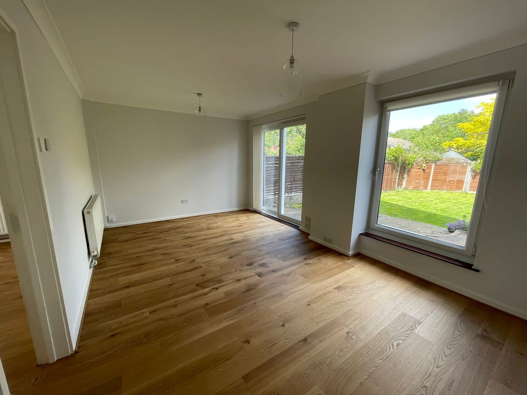 B93 — Rear Living and Dining Area, completed showcase