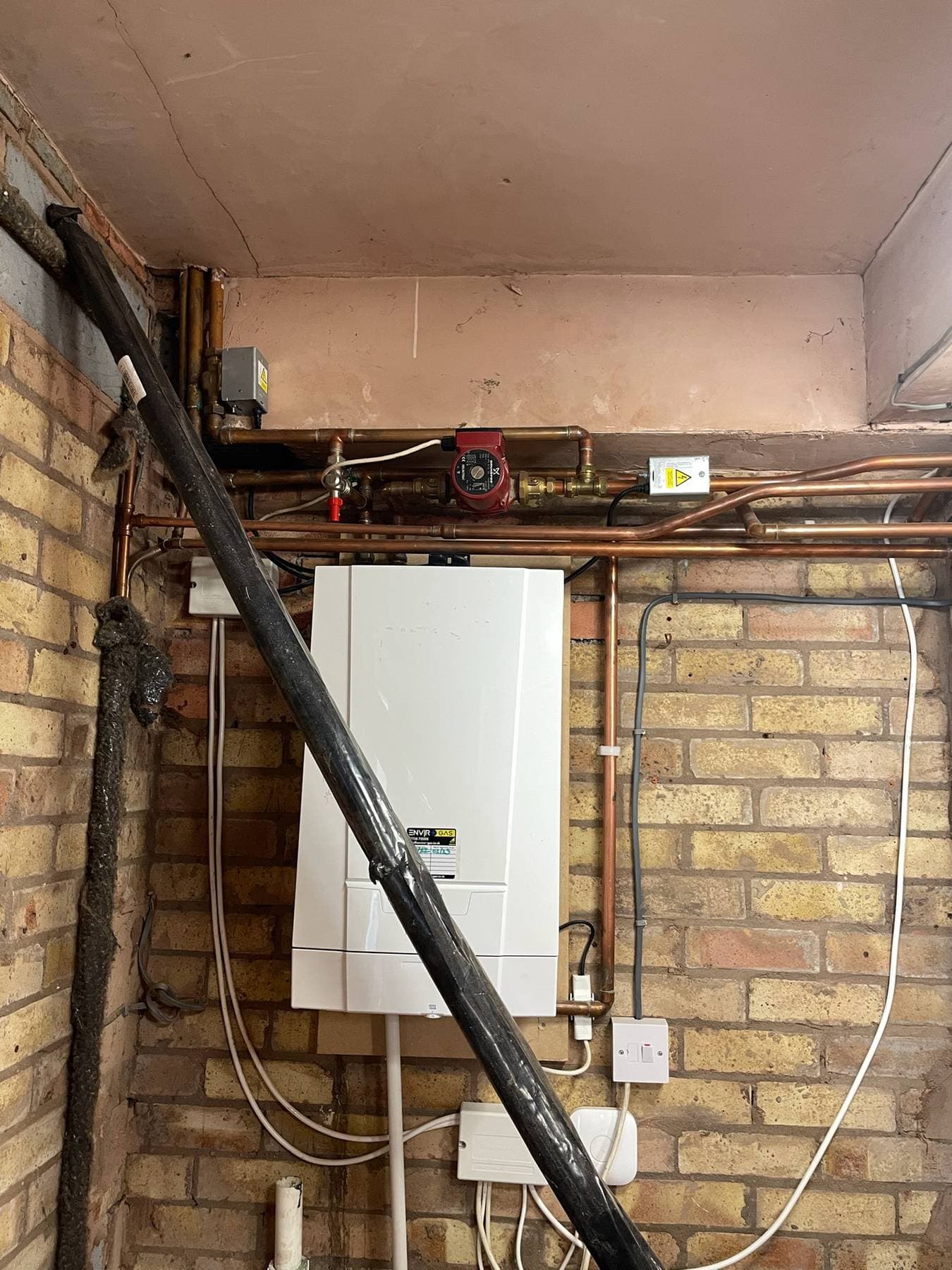 B93 — Boiler and Pipework Installation, construction progress
