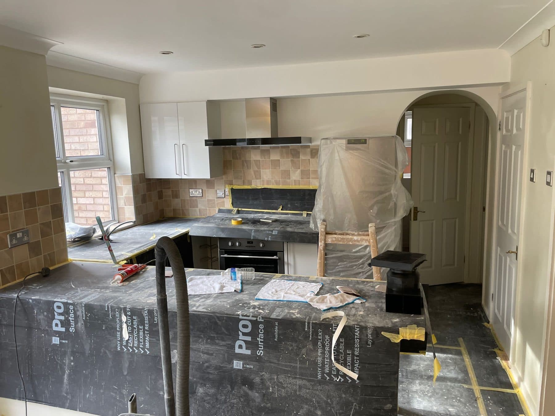 WS13 — Kitchen Fitout, construction progress