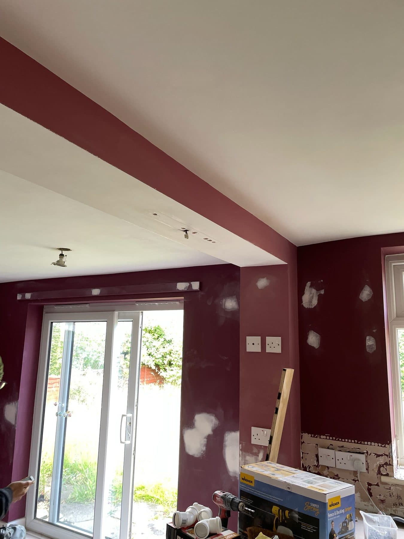 WS13 — Original Open-plan Living Area, construction progress