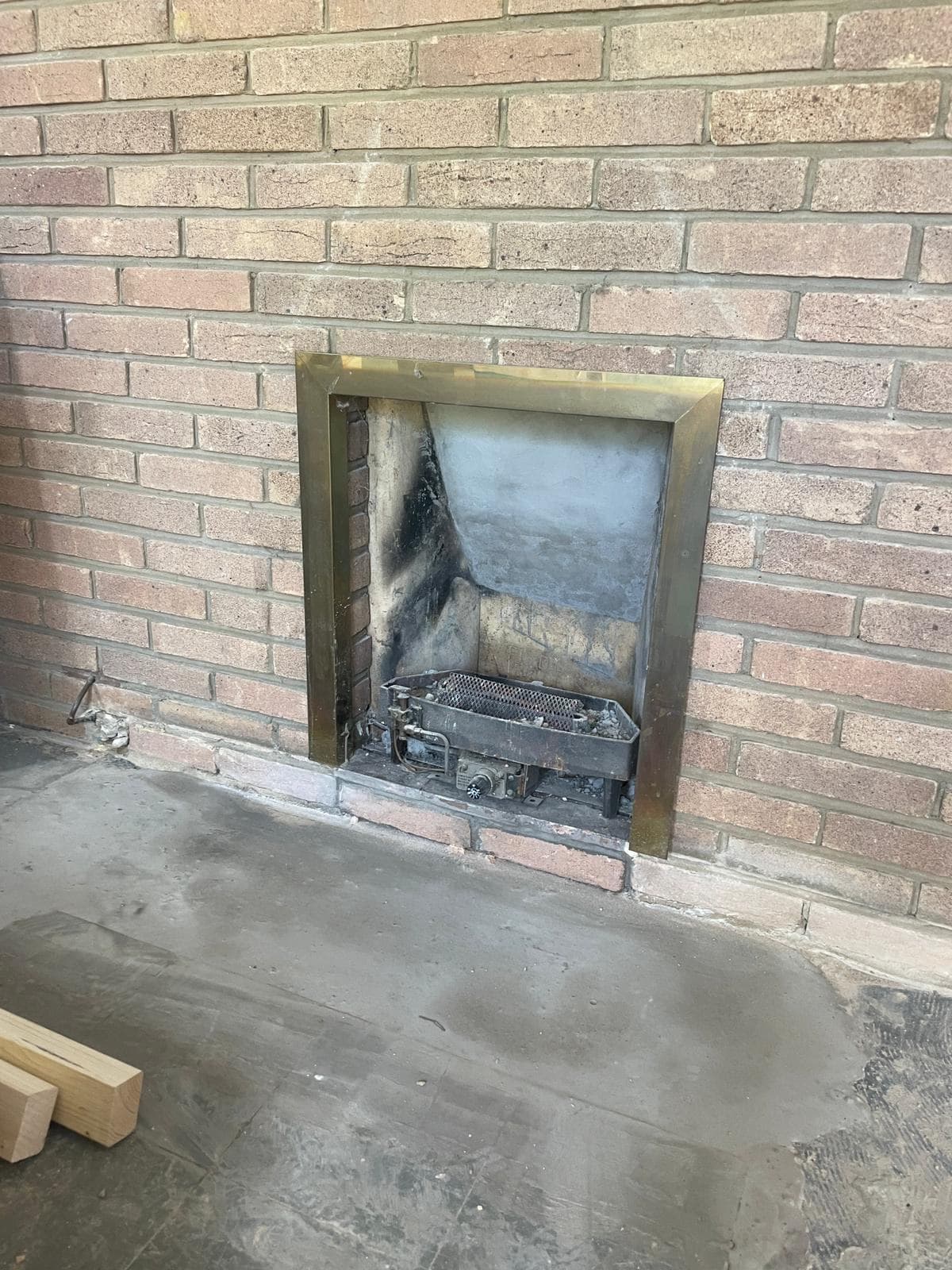 WS13 — Fireplace Repair, construction progress