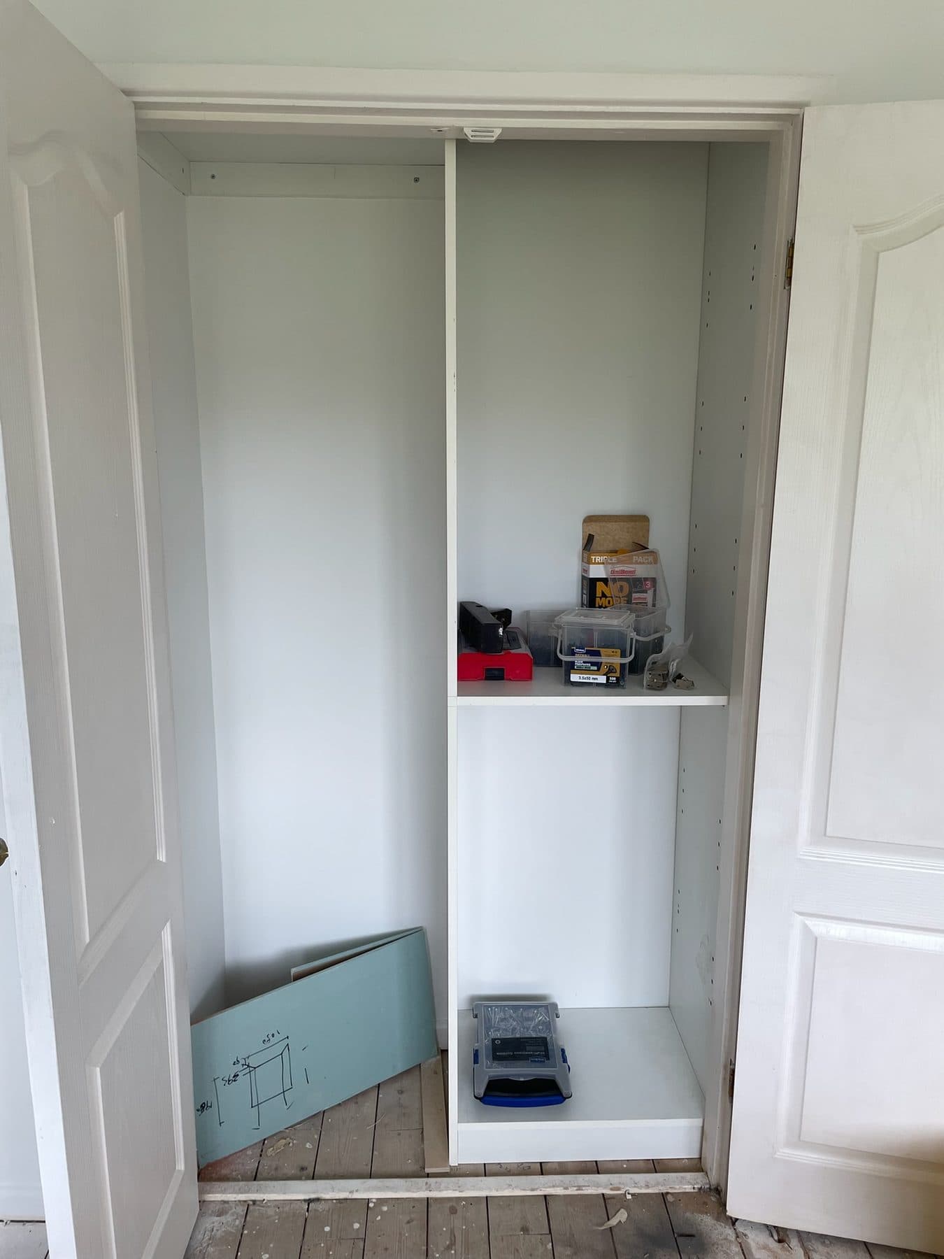 WS13 — Built-in Wardrobe, construction progress