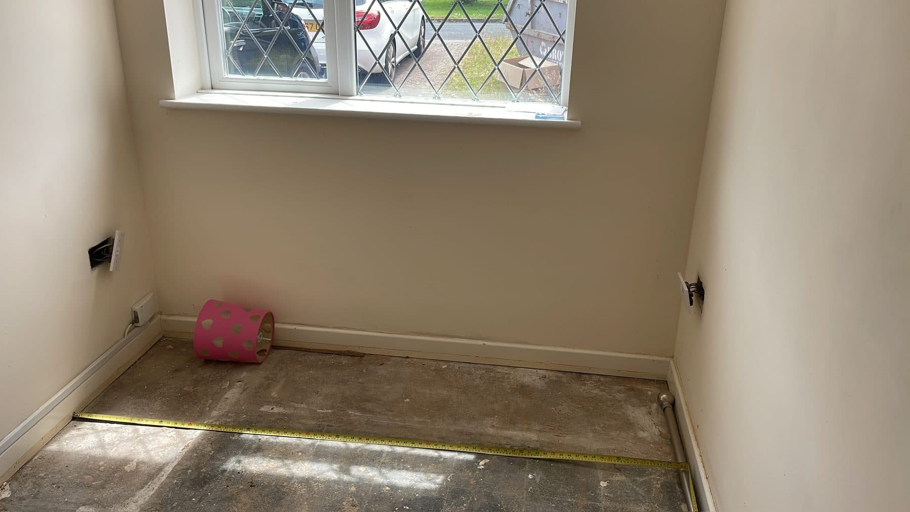 WS13 — Ground-floor Side Room, construction progress